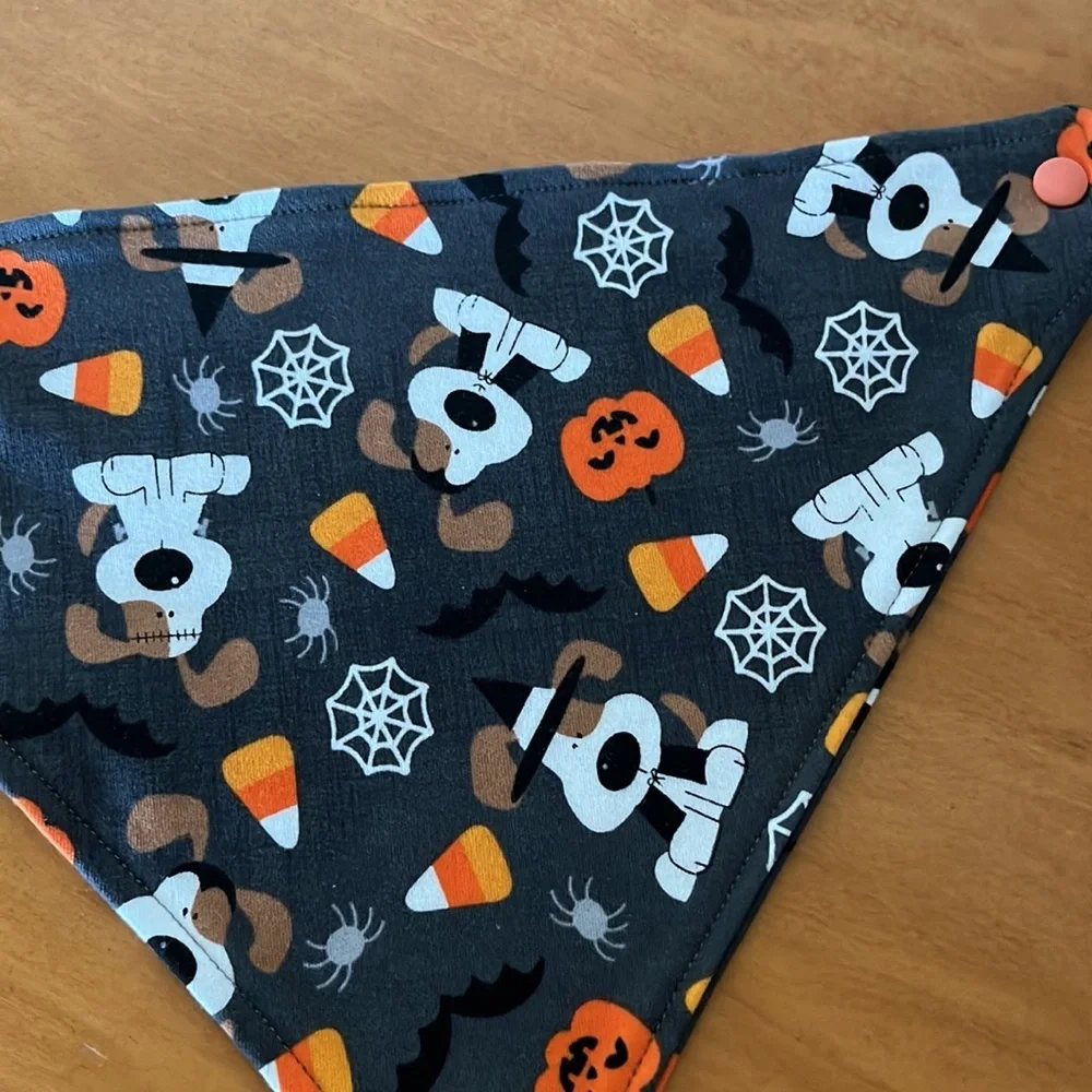 Halloween dogs baby bandana bib